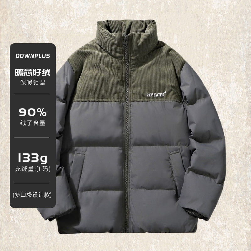 Duck Down Down Jacket Uomo Inverno Americano Outdoor