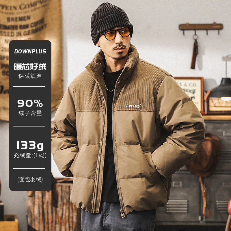 Duck Down Down Jacket Uomo Inverno Americano Outdoor